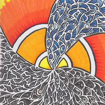 Abstract Sun Shining
