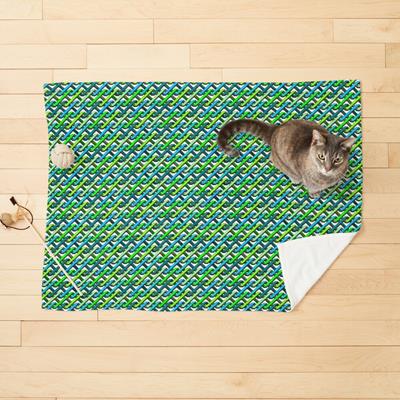 Blue and Green Tangles
