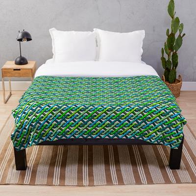 Blue and Green Tangles
