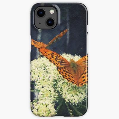 Butterflies on White Flowers