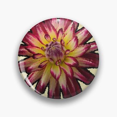 Crimson and Yellow Flower