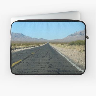 Empty Desert Road to Nowhere