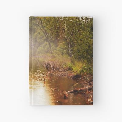 Foggy Forest Pond