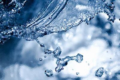 Impressionistic Water Droplet