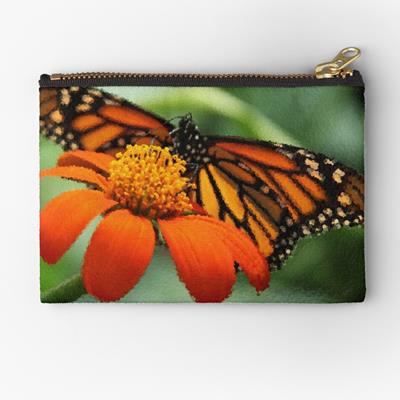 Monarch Butterfly and Flower