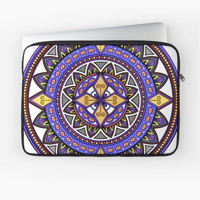 Purple and Gold Mandala
