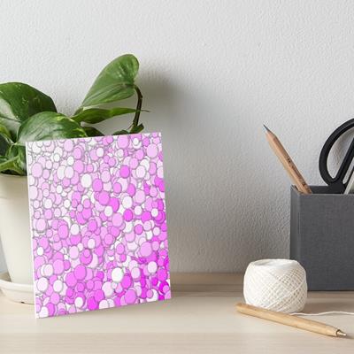 Purple and White Bubbles