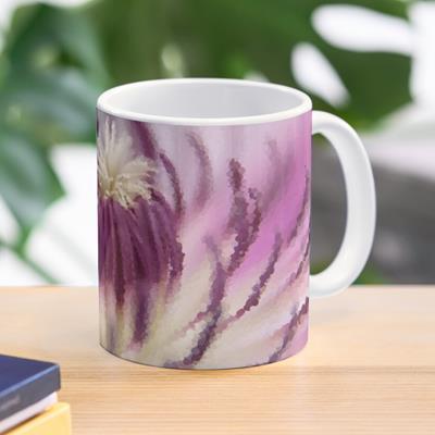 Purple and White Clematis