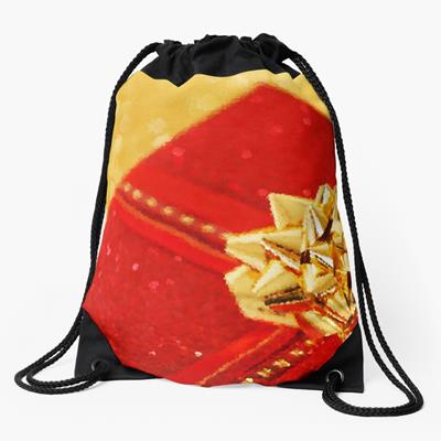 Red and Gold Gift Box