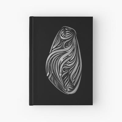 Rich Abstract Line Art in White on Black