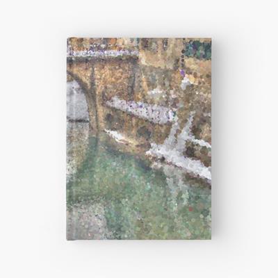 Snowy Stone Bridge Over Water