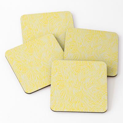 Swirling Abstract Line Art in Silver and Gold