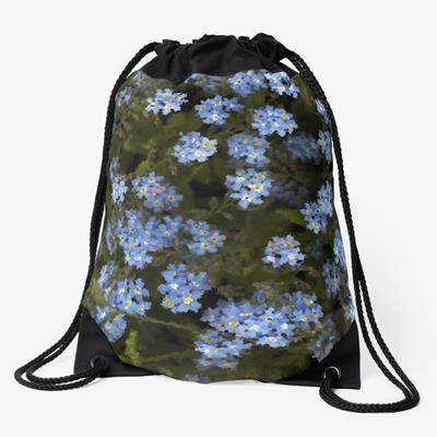 Tiny Blue Wildflowers