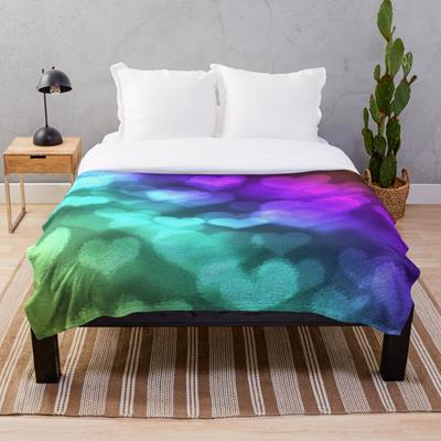Trippy Colorful Hearts